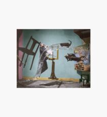 Dali Atomicus - by Philippe Halsman - colored Art Board