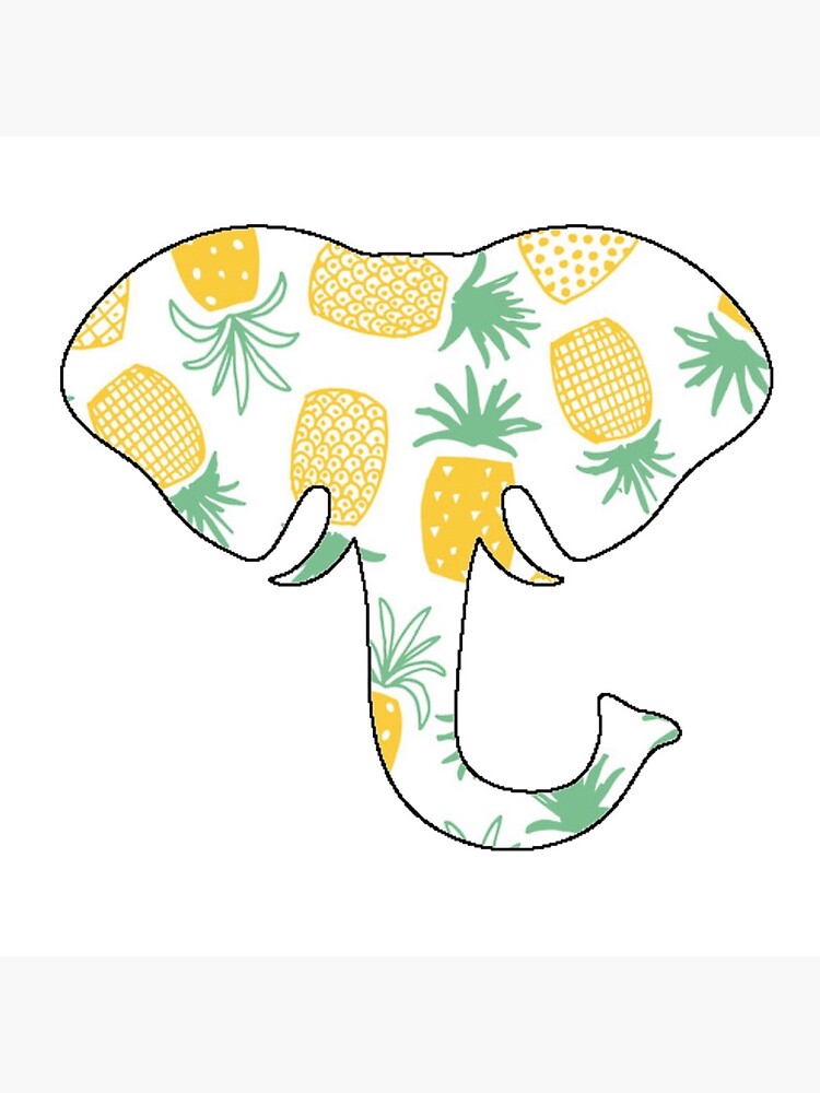 pineapple elephant cushion