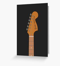 Stratocaster Guitar Greeting Card
