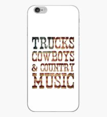 Trucks, Cowboys & Country-Musik iPhone-Hülle & Cover