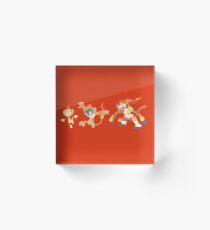 Chimchar Evolution Acrylic Block