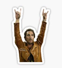 Matthew Mcconaughey Hook em Sticker