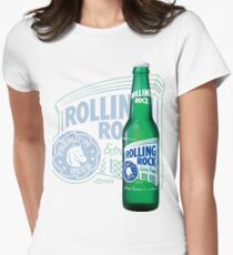 Rolling Rock Women's Fitted T-Shirt
