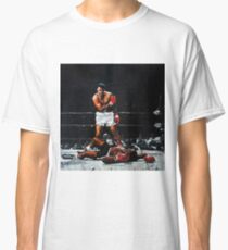 Camiseta clásica Muhammad Ali noquea a Sonny Liston