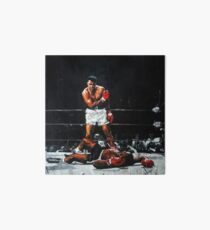 Muhammad Ali Knocks Out Sonny Liston Art Board