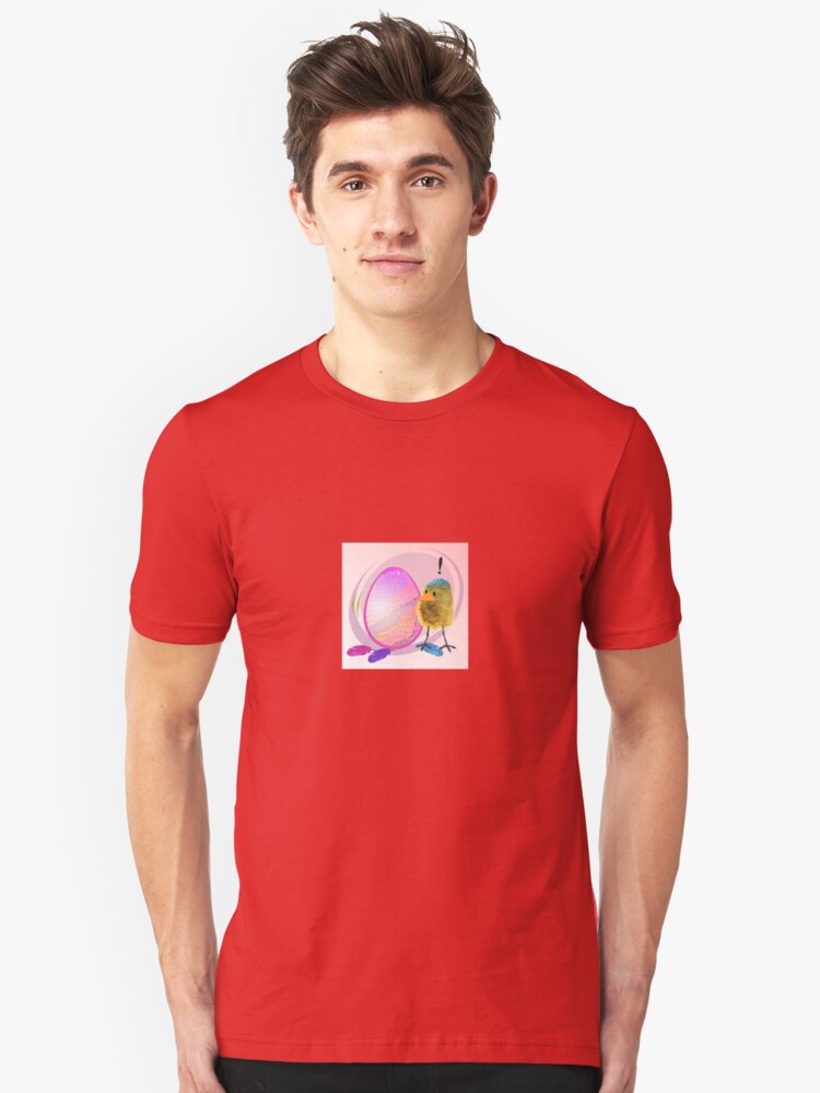 Alternate view of Two Scrambled Eggs - EGGsuberant Slim Fit T-Shirt