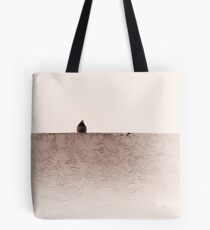 Pigeon Alone on Stucco Tote Bag