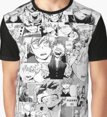 Bakugou Katsuki Collage Graphic T-Shirt