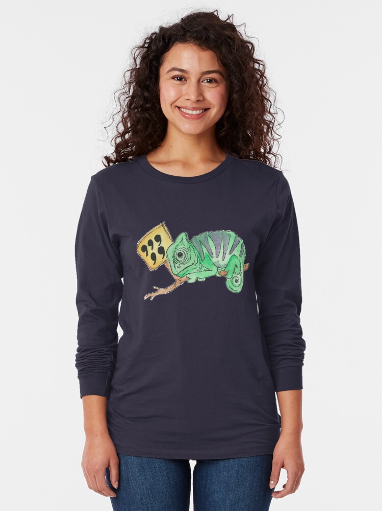 comma comma comma chameleon t shirt