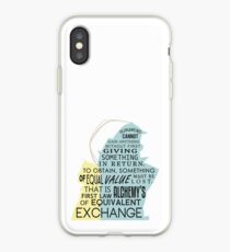 Equivalent Exchange iPhone Case