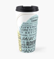 Equivalent Exchange Travel Mug