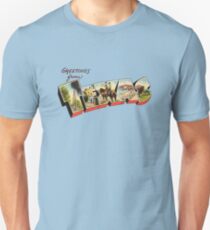 Greetings from Texas 2a Slim Fit T-Shirt