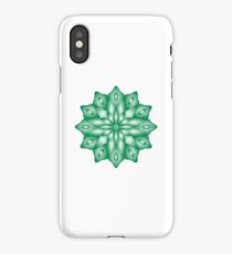 Mandala3 green iPhone Case