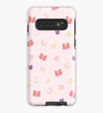 Mond-Häschen Hülle & Klebefolie für Samsung Galaxy