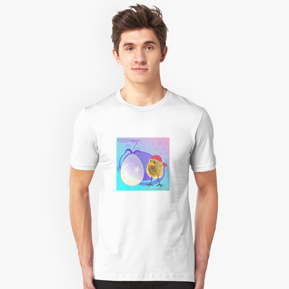 Two Scrambled Eggs - EGGsoteric Slim Fit T-Shirt