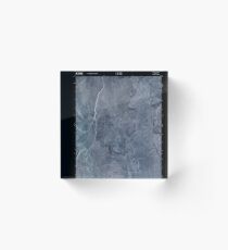 USGS TOPO Map Idaho ID Grasmere 20101117 tm Inverted Acrylic Block