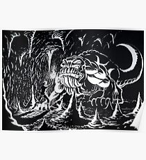 Liquid Paper Painting Poster
