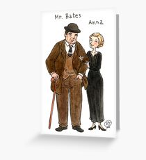 Mr. Bates-Anna Greeting Card