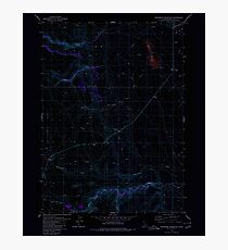 USGS TOPO Map Idaho ID Grasmere Reservoir 236312 1979 24000 Inverted Photographic Print