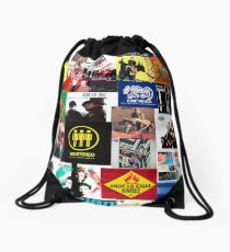 spain and southamerica rock and pop bands Drawstring Bag