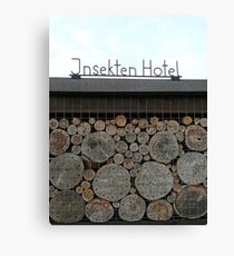 Insekten Hotel... Canvas Print