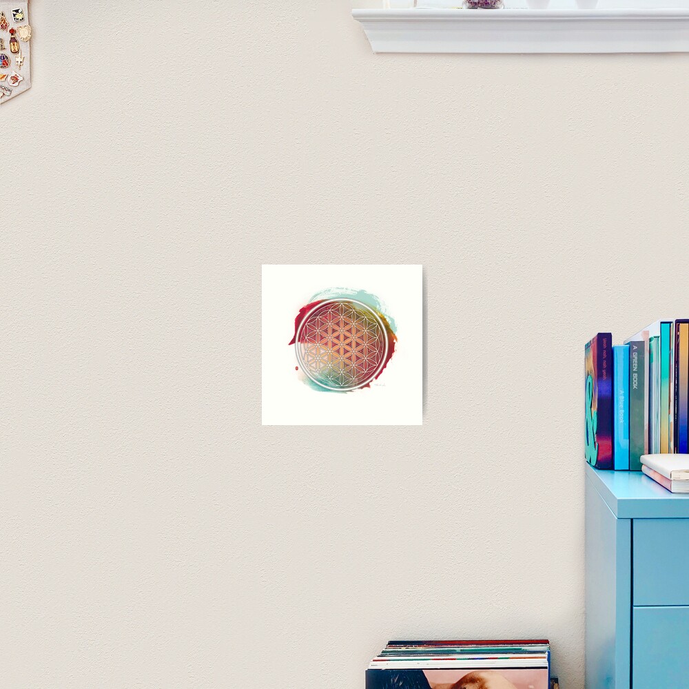 Meditative Flower Of Life Art Print
