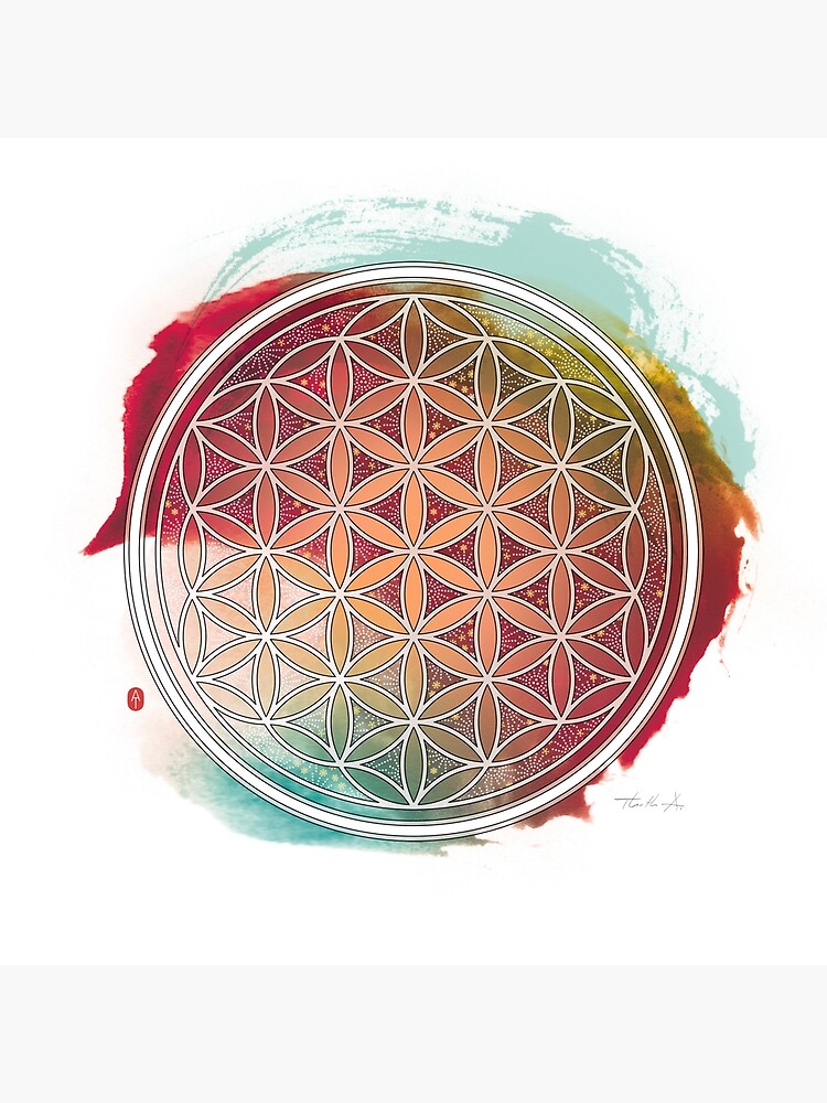 Meditative Flower Of Life by Thoth-Adan