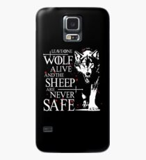 Lass einen Wolf am Leben und die Schafe sind nie in Sicherheit Hülle & Skin für Samsung Galaxy