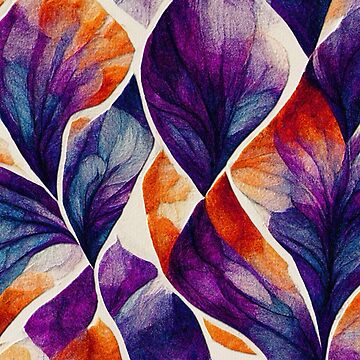 Pressed purple flowers abstract Sticker for Sale by RileyKyler