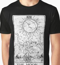 The Moon Tarot Card - Major Arcana - fortune telling - occult Graphic T-Shirt