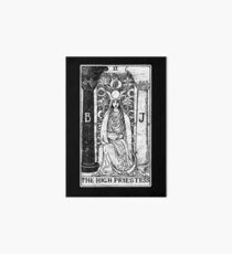 The High Priestess Tarot Card - Major Arcana - fortune telling - occult Art Board