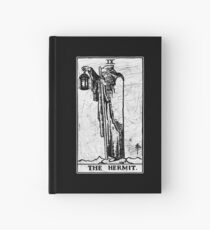 The Hermit Tarot Card - Major Arcana - fortune telling - occult Hardcover Journal