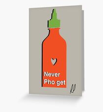 Never PhoGet Greeting Card