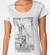 The Magician Tarot Card - Major Arcana - fortune telling - occult Women's Premium T-Shirt