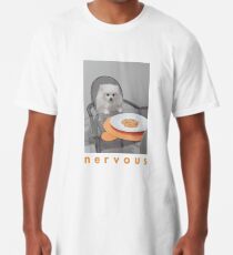 Nervöses Abendessen mit White Dog Longshirt