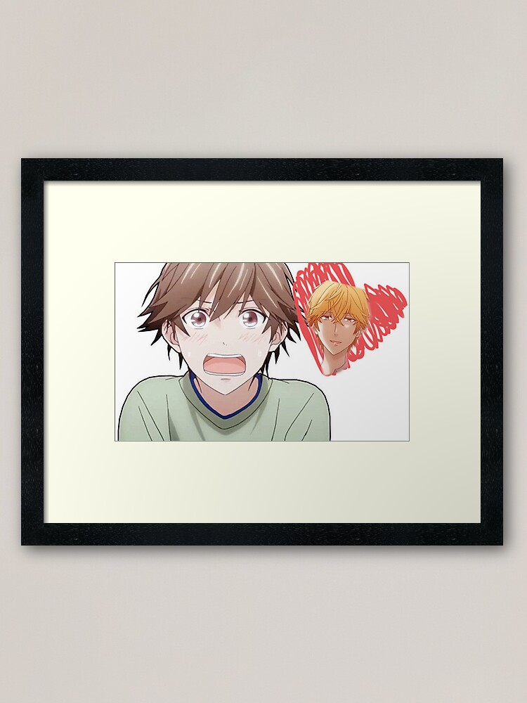 Hitorijime My Hero Kensuke X Asaya Hasekura Framed Art Print By