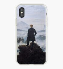 Wanderer above the Sea of Fog by Caspar David Friedrich iPhone Case