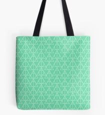 Mint Pattern Tote Bag