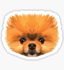 Pomeranian Boo Sticker