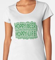 Hoppy Beer. Hoppy Life. Women's Premium T-Shirt
