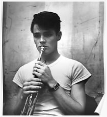 Chet Baker and his Trumpet Poster