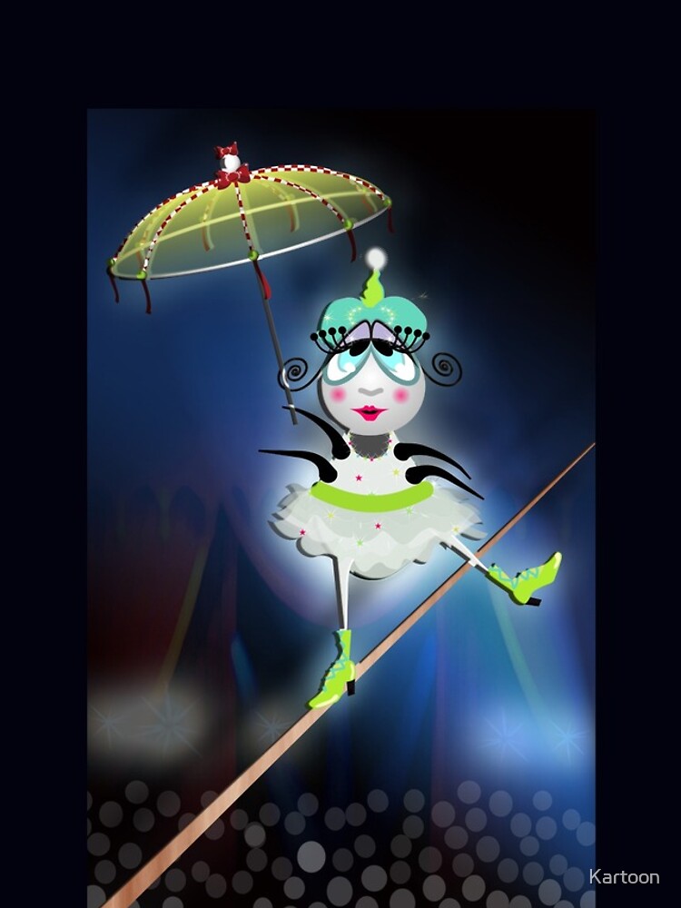 The Flea Circus - The Tightrope Walker Flea by Kartoon