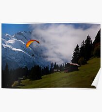 Paraglider - Murren Poster