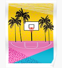 Dope - Memphis retro Vibes Basketball Sport Sportler 80er Jahre Throwback Vintage-Stil der 1980er Jahre Poster