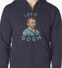 Let It Gogh Zipped Hoodie