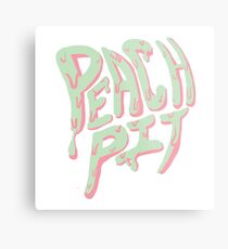 Peach Pit Metal Print