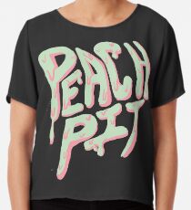 Peach Pit Chiffon Top