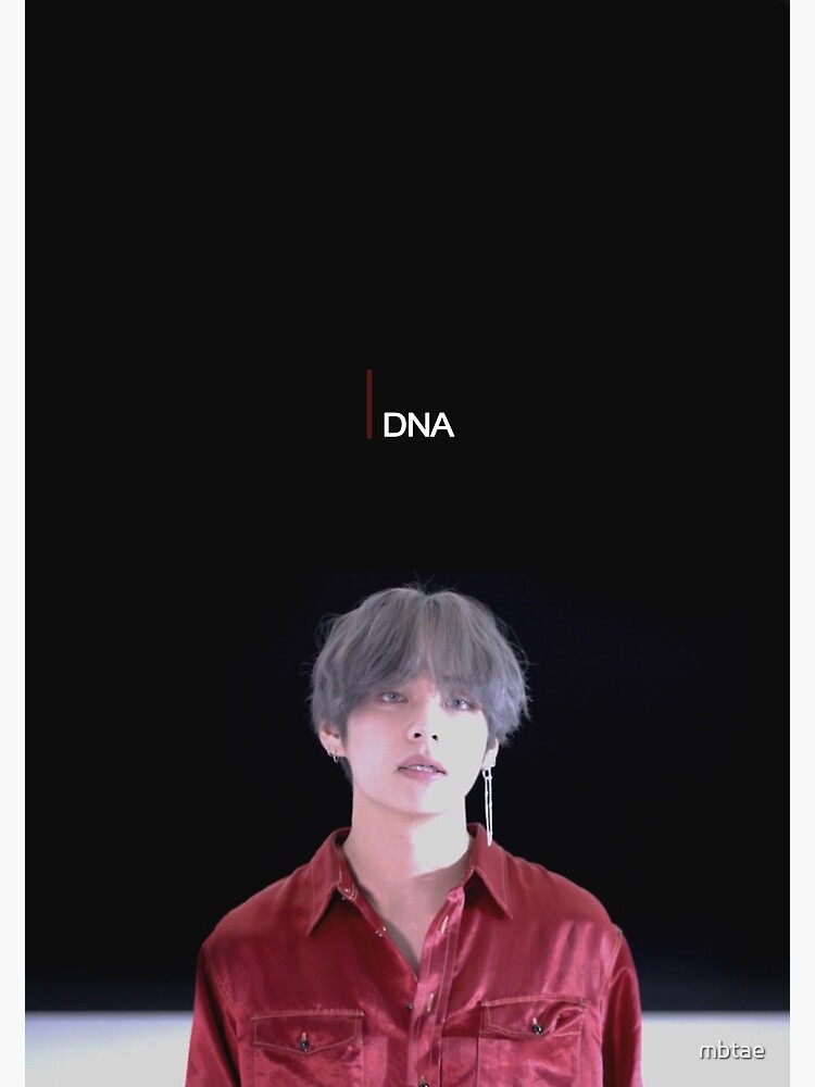 Bts V Dna Greeting Card By Mbtae Redbubble