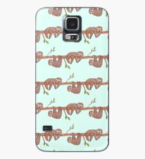 Baby Sloths hanging on Tree Pattern Case/Skin for Samsung Galaxy