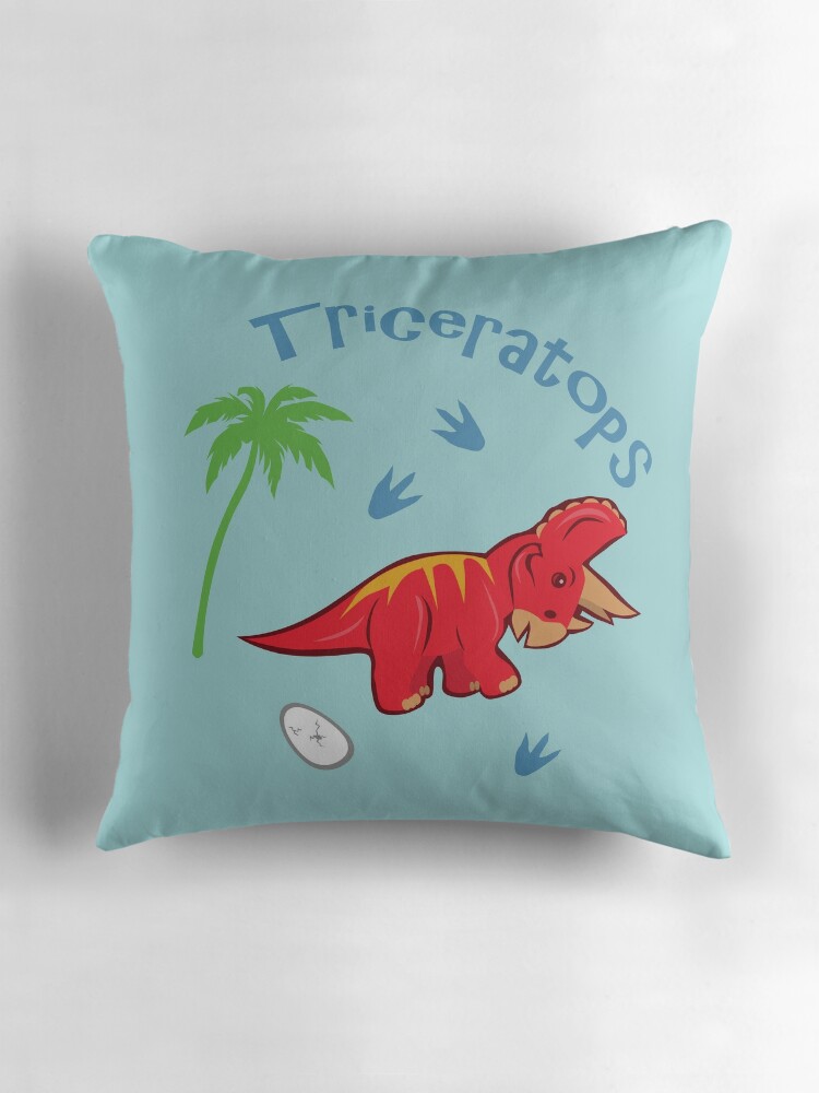 triceratops pillow